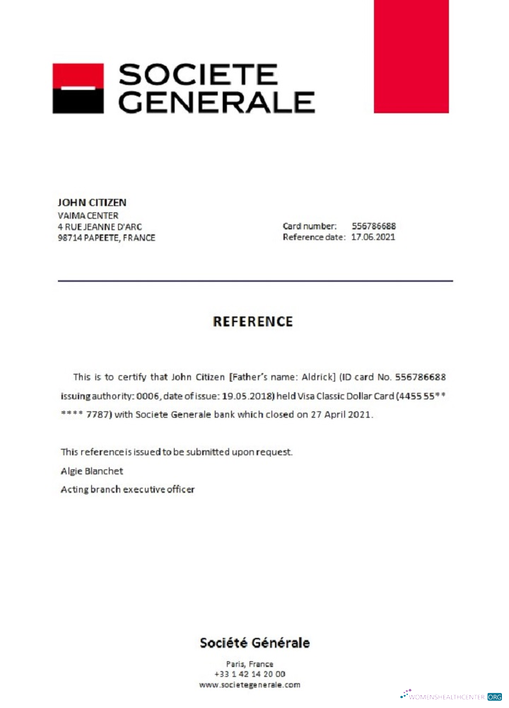 Download France Société Générale closure reference Photoshop template